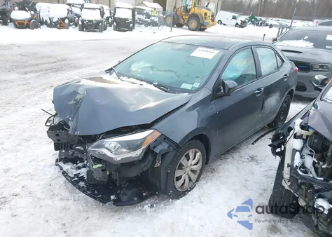 2016 Toyota Corolla Le из США, поврежденный, VIN 2T1BURHE7GC703452